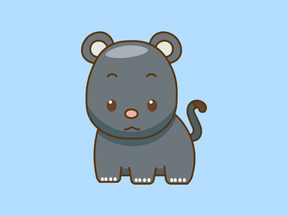 Adorable Kawaii Animal Rat Illustrations for Every Project