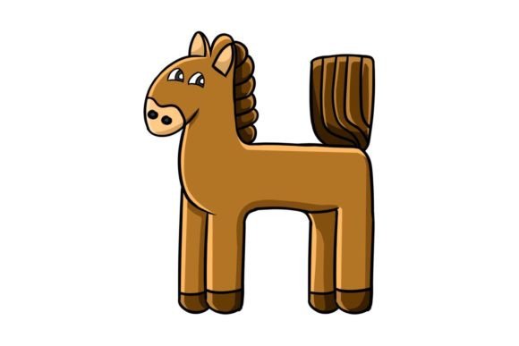 Animal Alphabet Letter H Illustration: Beyond Basic Typography