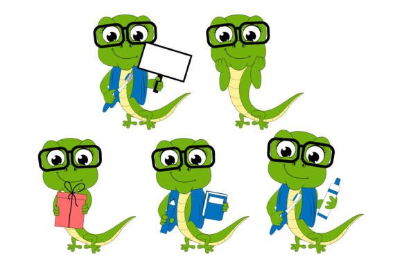 Bringing Personality to Projects with a Cute Lizard Cartoon Illustration