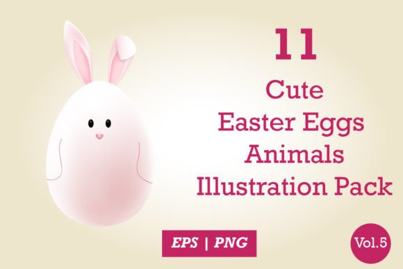 Charming Easter Egg Animals: A Versatile Design Pack