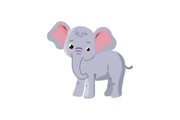 Cute Animal Elephant Illustration Vector: A Designer's Go-To Asset