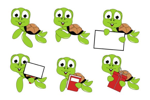 Cute Sea Turtle Animal Cartoon: Your Go-To Design Asset