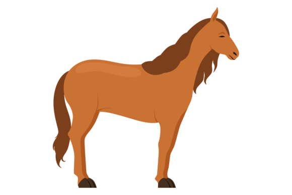 Horse Icon: A Cartoon Stallion for Your Brand