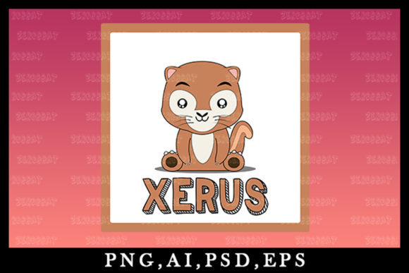 Meet the Adorable Xerus: Your Next Favorite Kawaii Clipart
