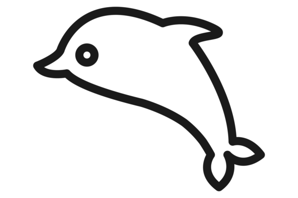 The Versatile Appeal of the Jumping Dolphin Line Icon