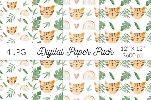 Wild Elegance: Using Tiger Digital Paper in Your Projects